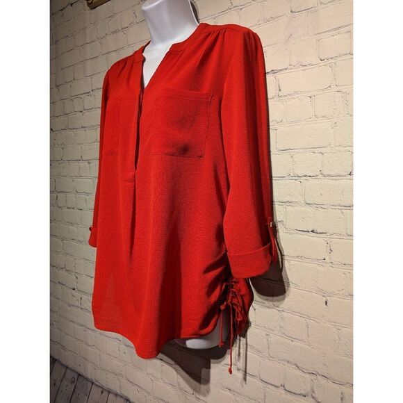 Roz & Ali flowy loose fit blouse size medium - Picture 2 of 4